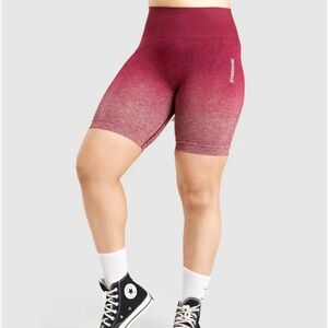 Red ombré seamless biker shorts. No longer sold on the gymshark website!